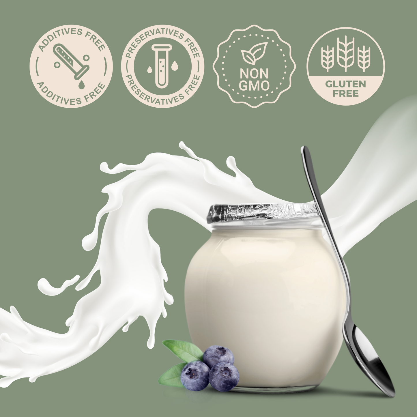 Coolinario Yogurt Starter Culture (10-Pack, 1g Sachets)