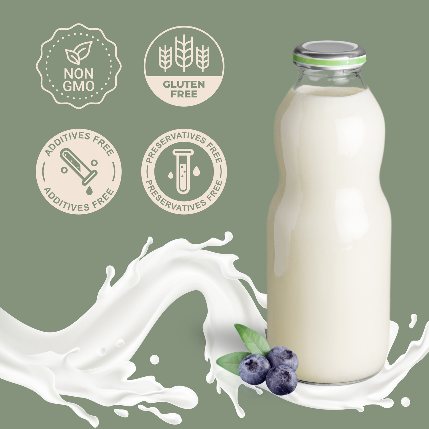 Coolinario Kefir Starter Culture (10-Pack, 1g Sachets)