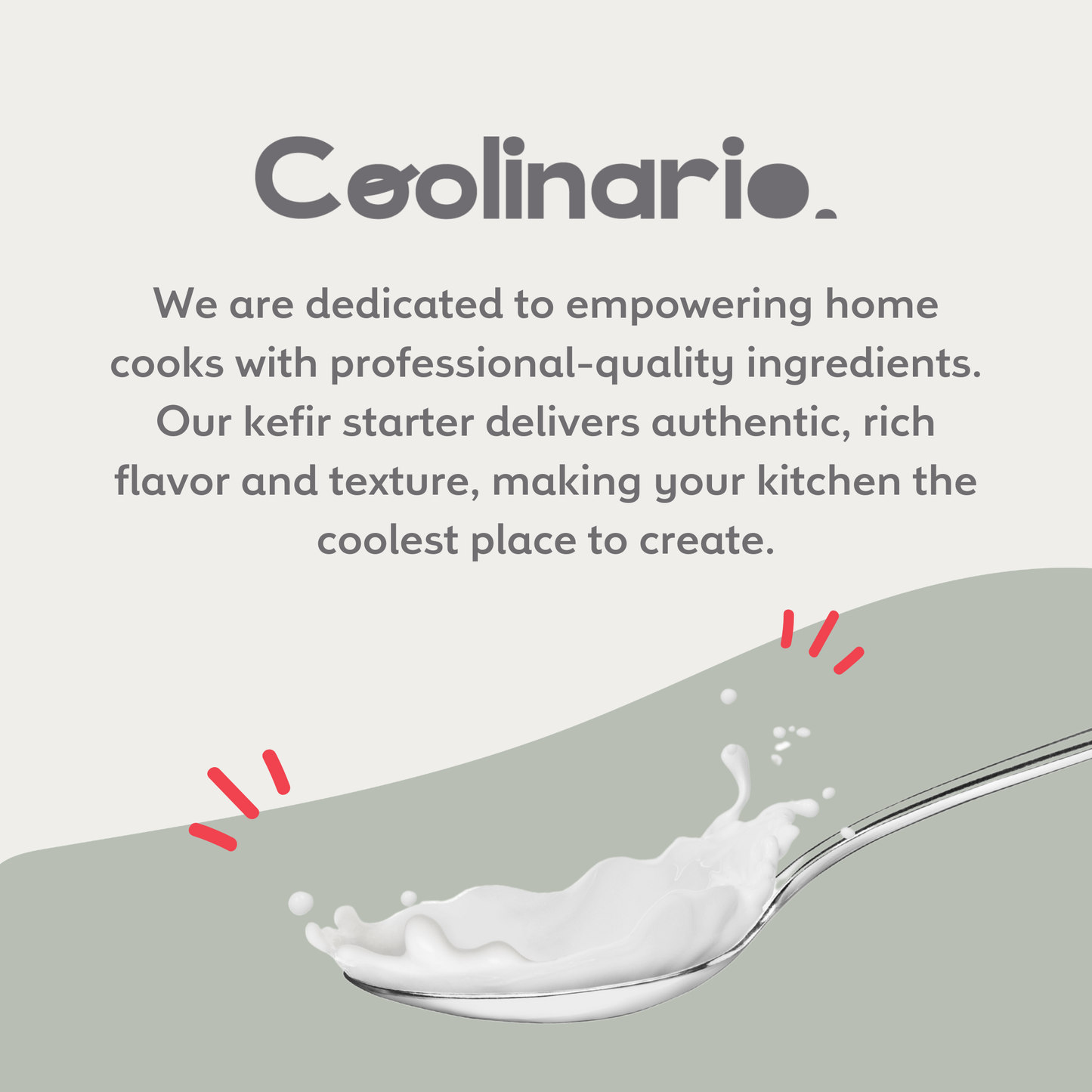 Coolinario Kefir Starter Culture (10-Pack, 1g Sachets)