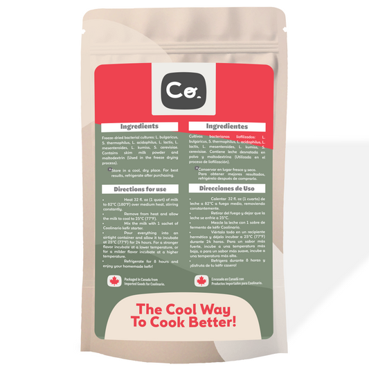 Coolinario Kefir Starter Culture (10-Pack, 1g Sachets)