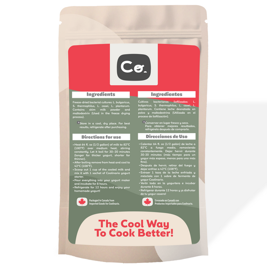 Coolinario Yogurt Starter Culture (10-Pack, 1g Sachets)